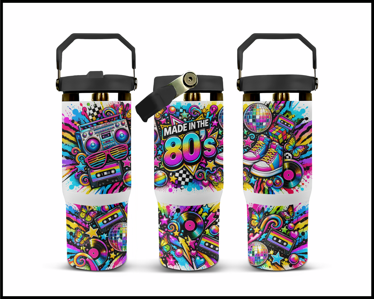 Made In The 80's Stainless Steel Big Guzzler Tumbler (1985)