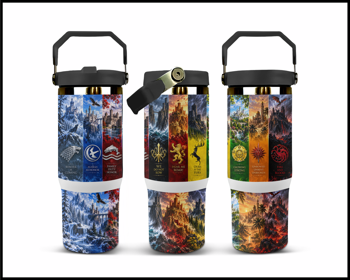 Game Of Thrones Inspired Stainless Steel Big Guzzler Tumbler (1990)