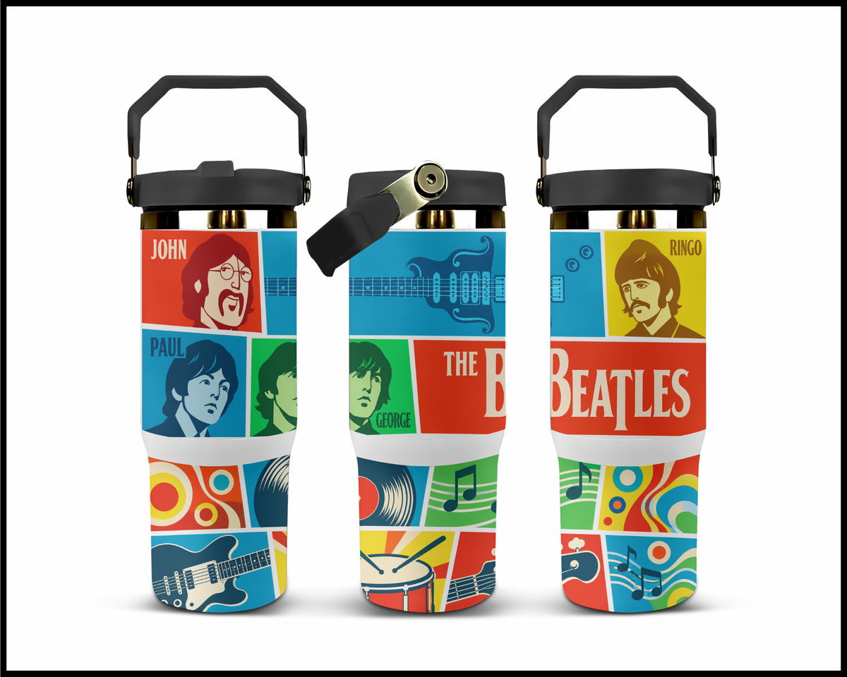 The Beatles Inspired Stainless Steel Big Guzzler Tumbler (1991)