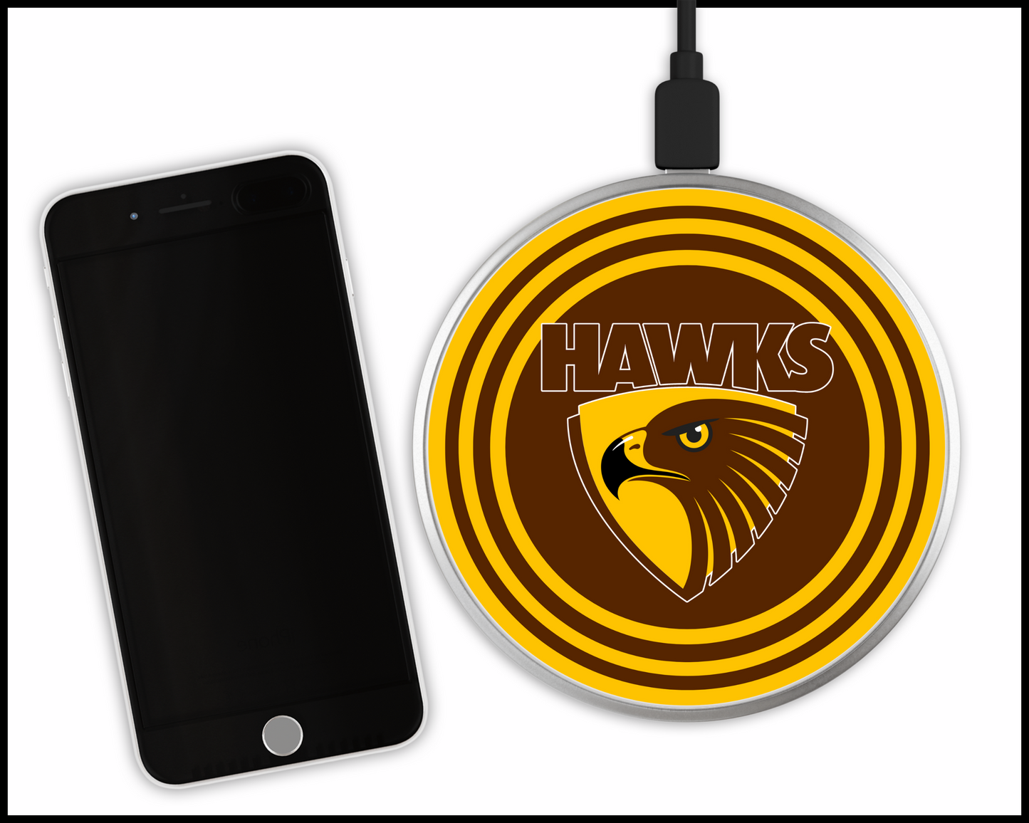 Hawthorn Hawks Wireless Phone Charger (001)