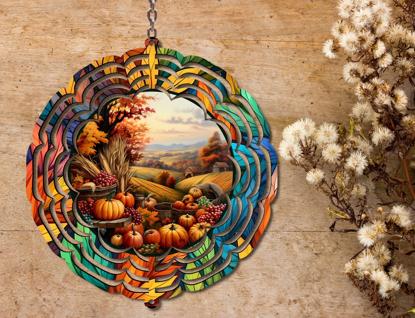 Country Theme Wind Spinner (323)