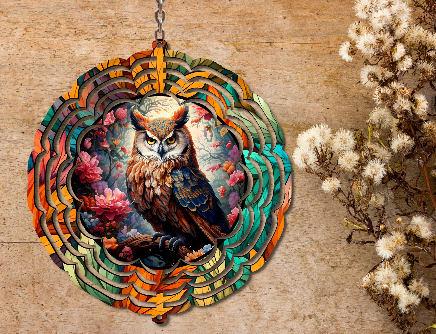 Owl Wind Spinner (051)