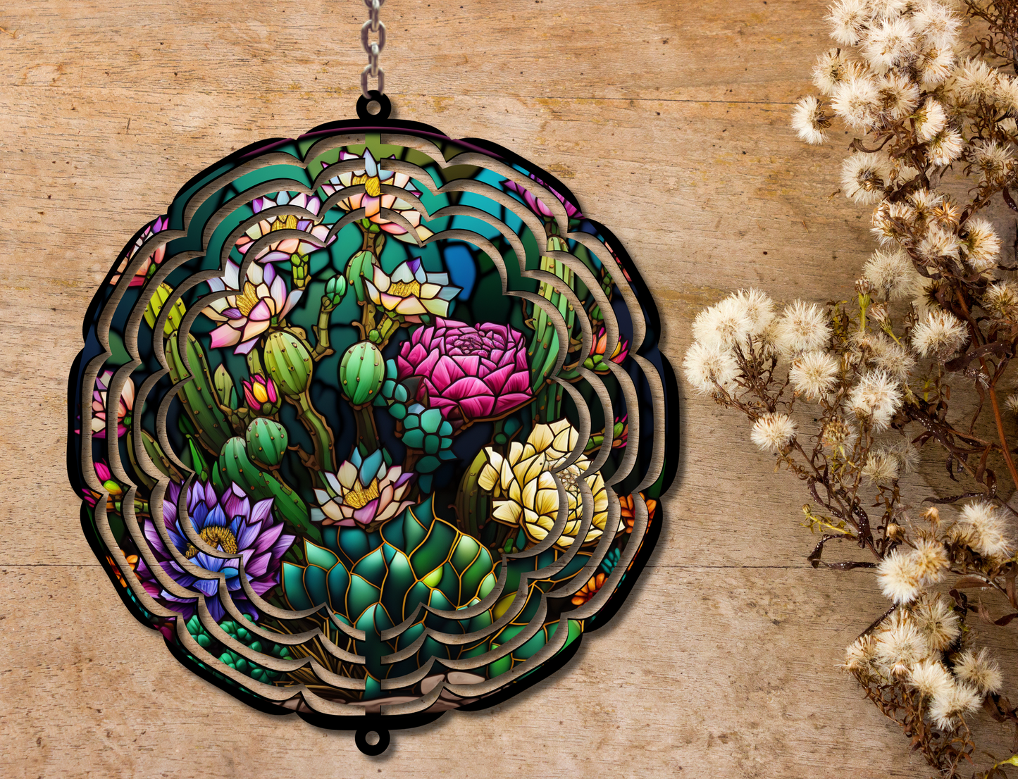 Cactus Wind Spinner (252)