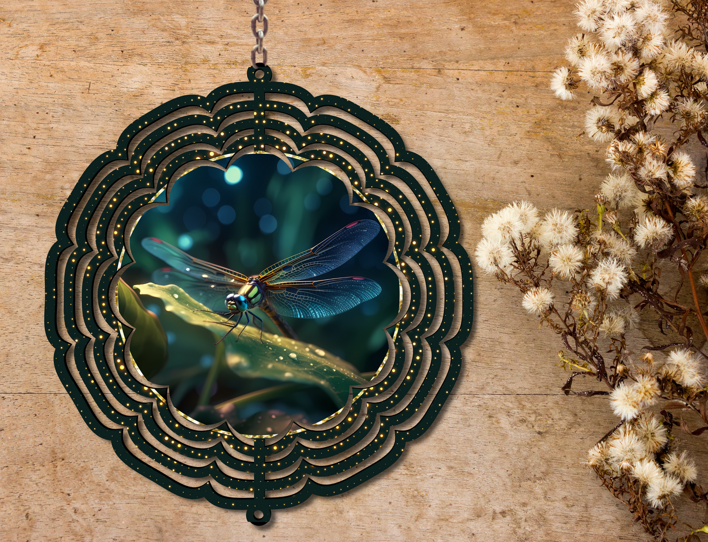 Dragonfly Wind Spinner (076)