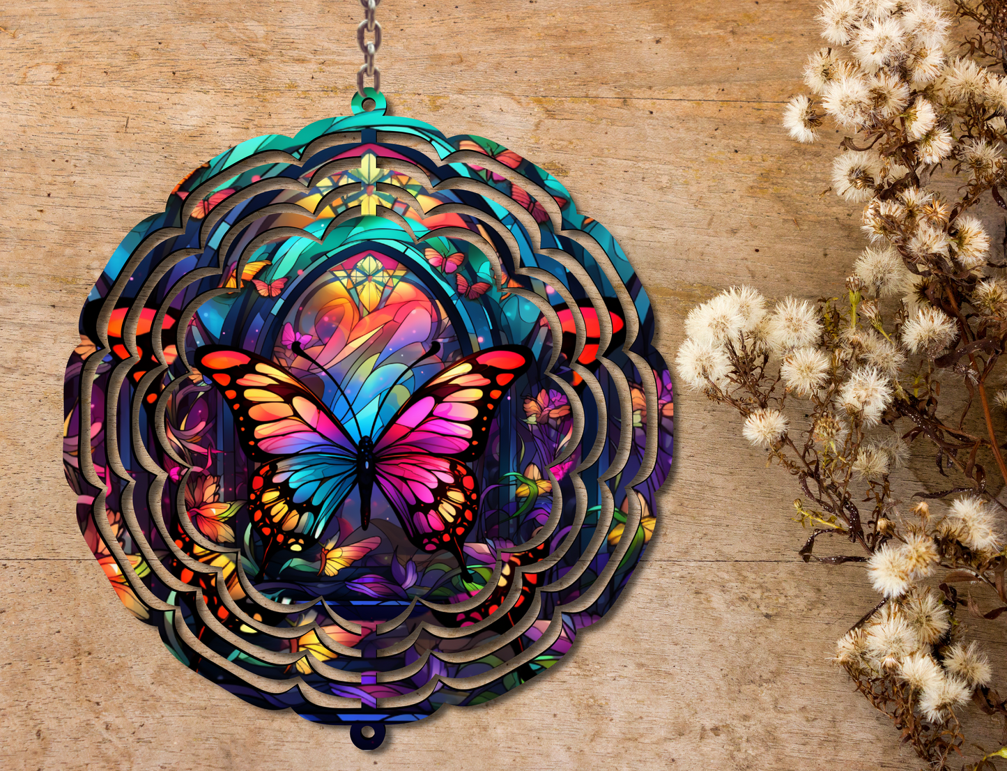 Butterfly Wind Spinner (151)