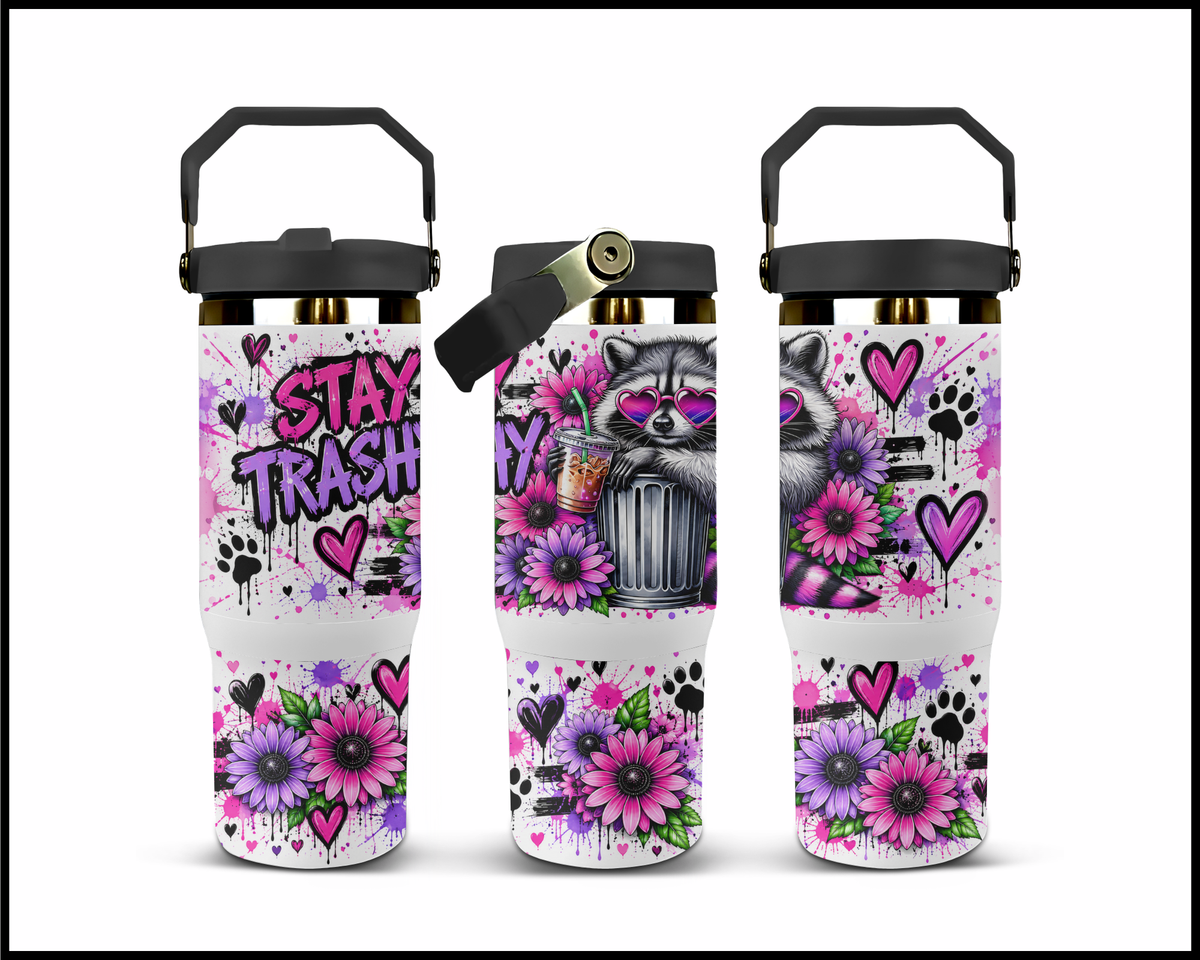 Stay Trashy Stainless Steel Big Guzzler Tumbler (2002)