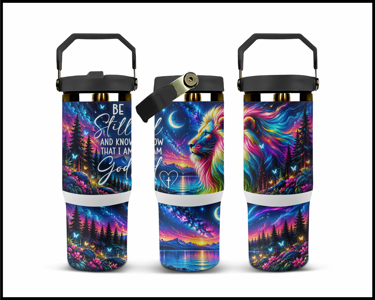Be Still & Know That I Am God Stainless Steel Big Guzzler Tumbler (2005)