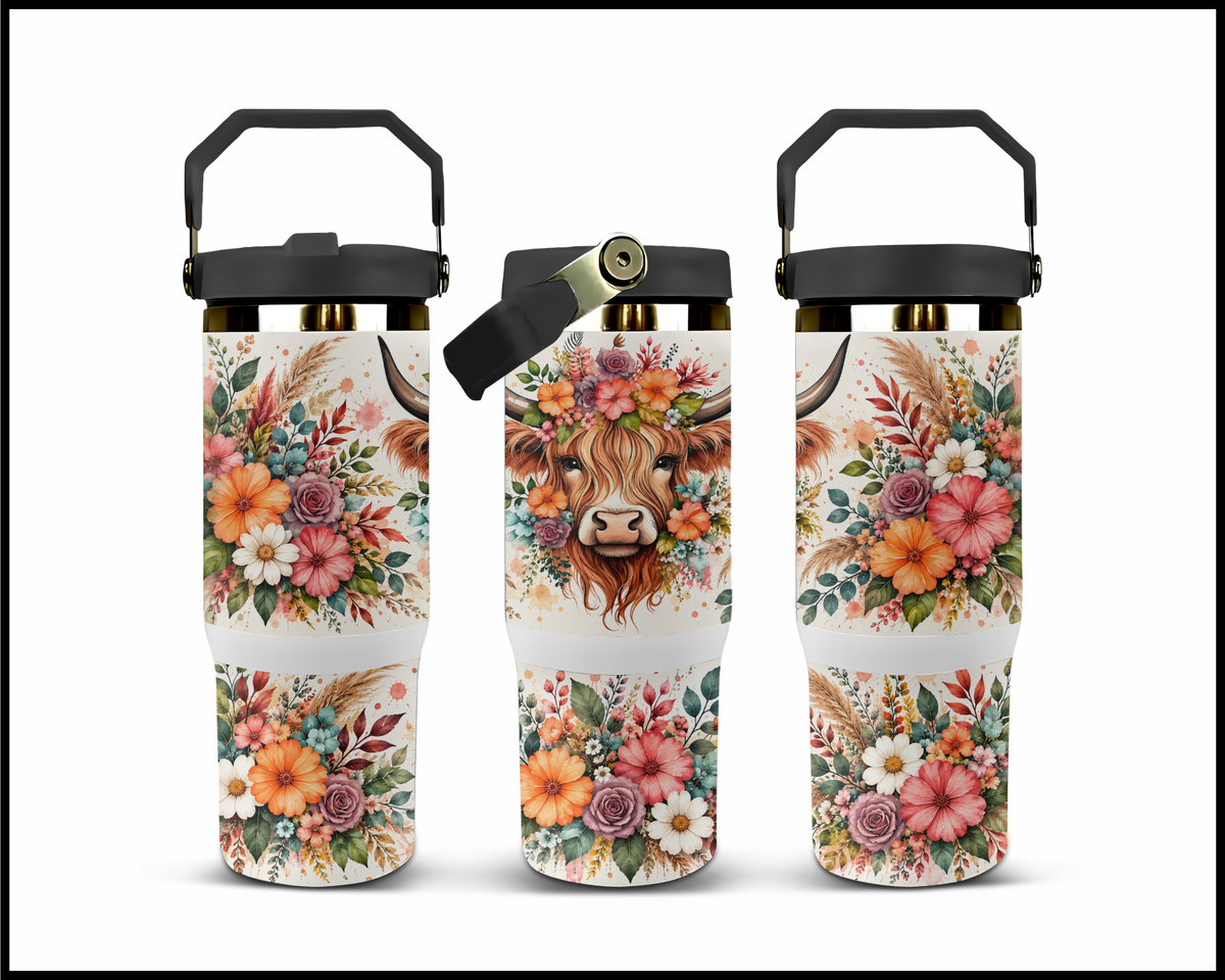 Western Highlander Stainless Steel Big Guzzler Tumbler (2006)