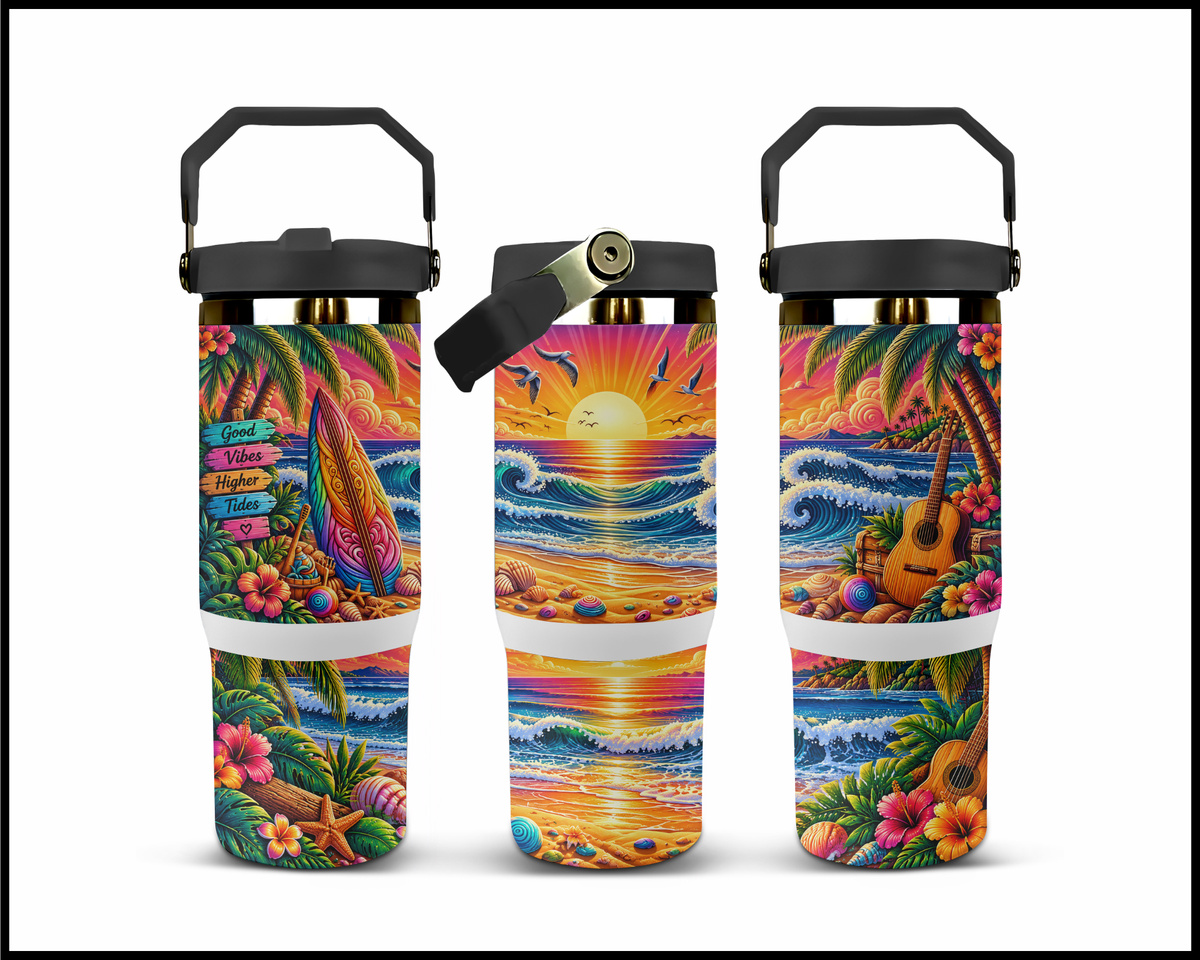 Strum & Surf Vibe Stainless Steel Big Guzzler Tumbler (2027)
