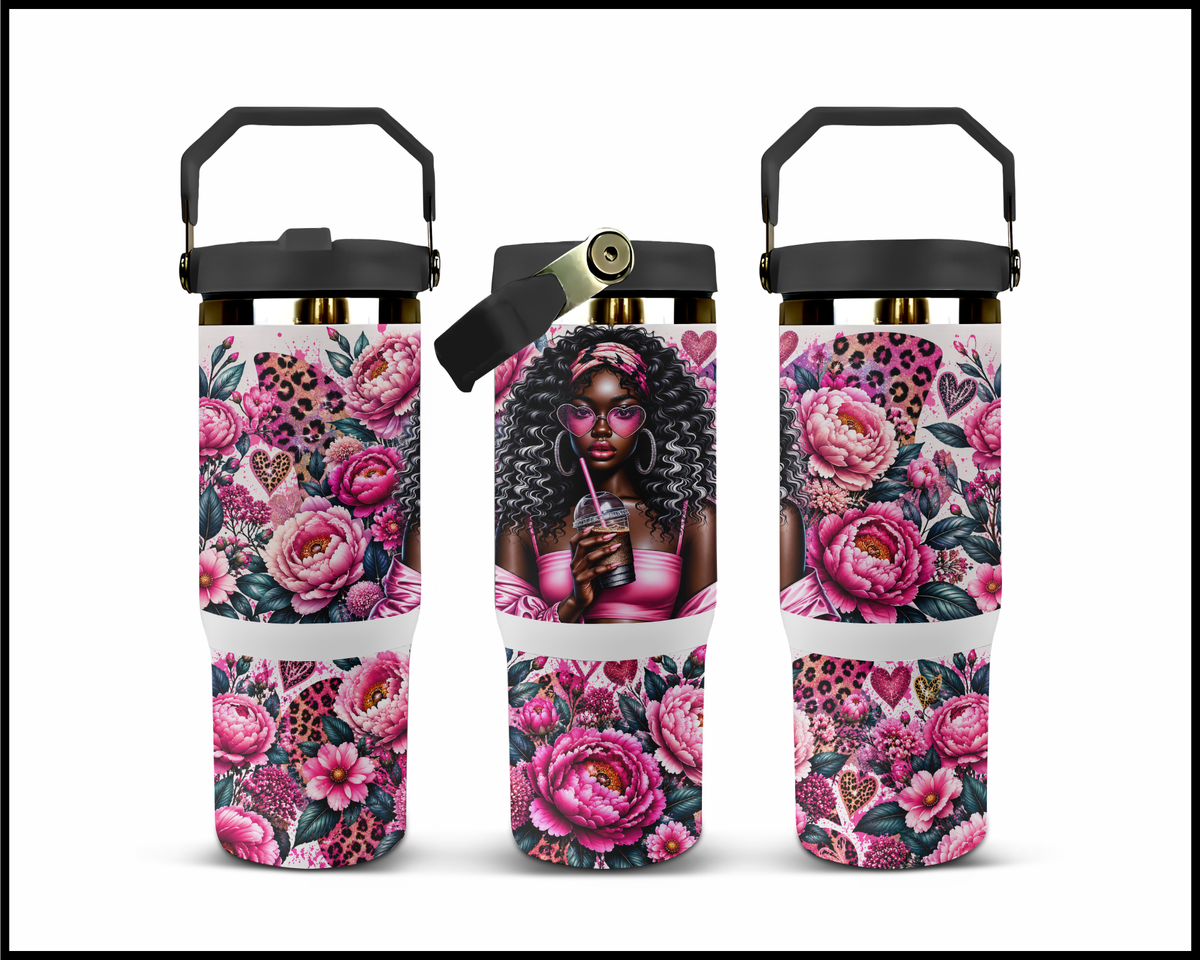 Trouble Never Looked So Good Stainless Steel Big Guzzler Tumbler (2051)