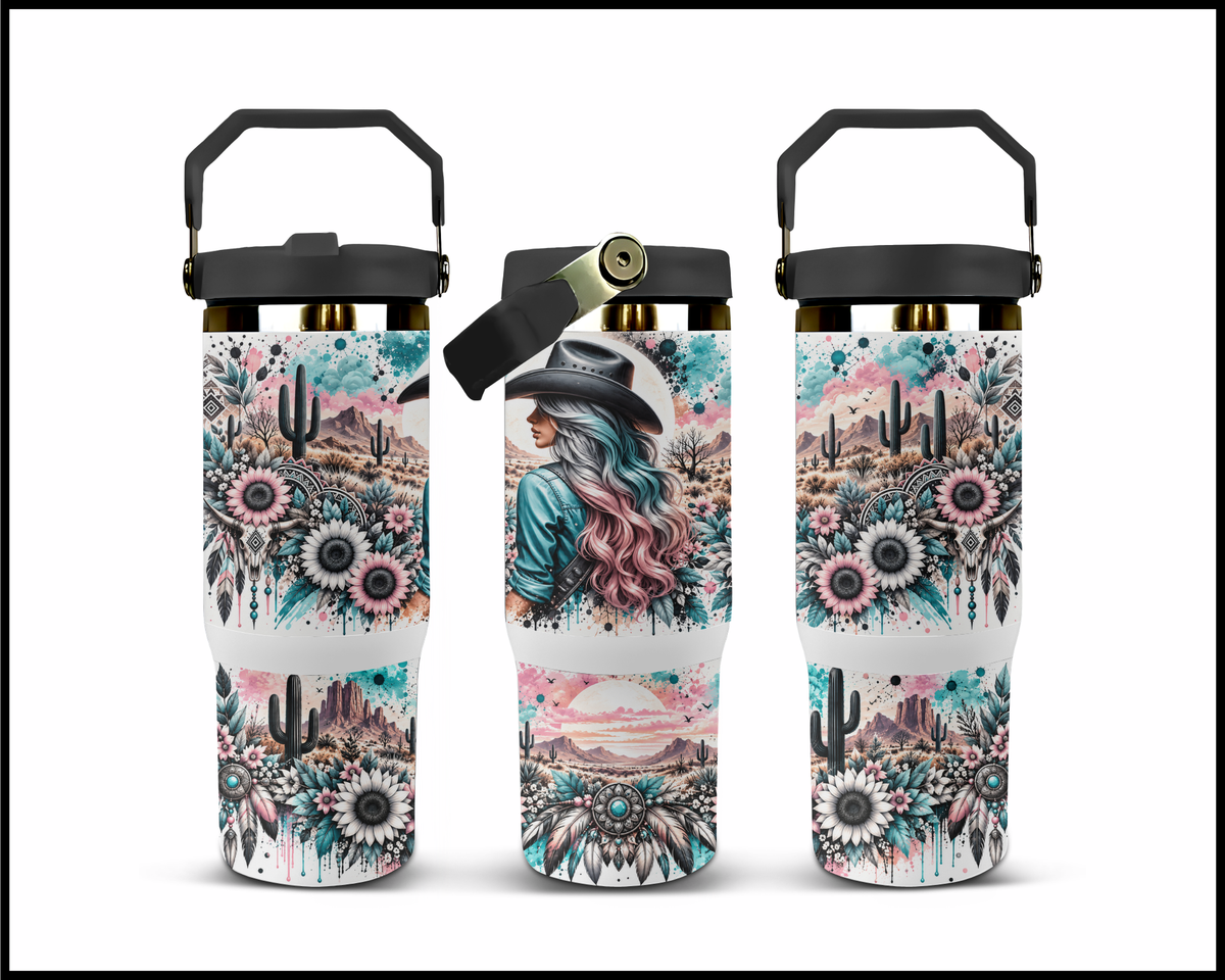 My Heart Beats To The Rhythm Of Hooves Stainless Steel Big Guzzler Tumbler (2082)