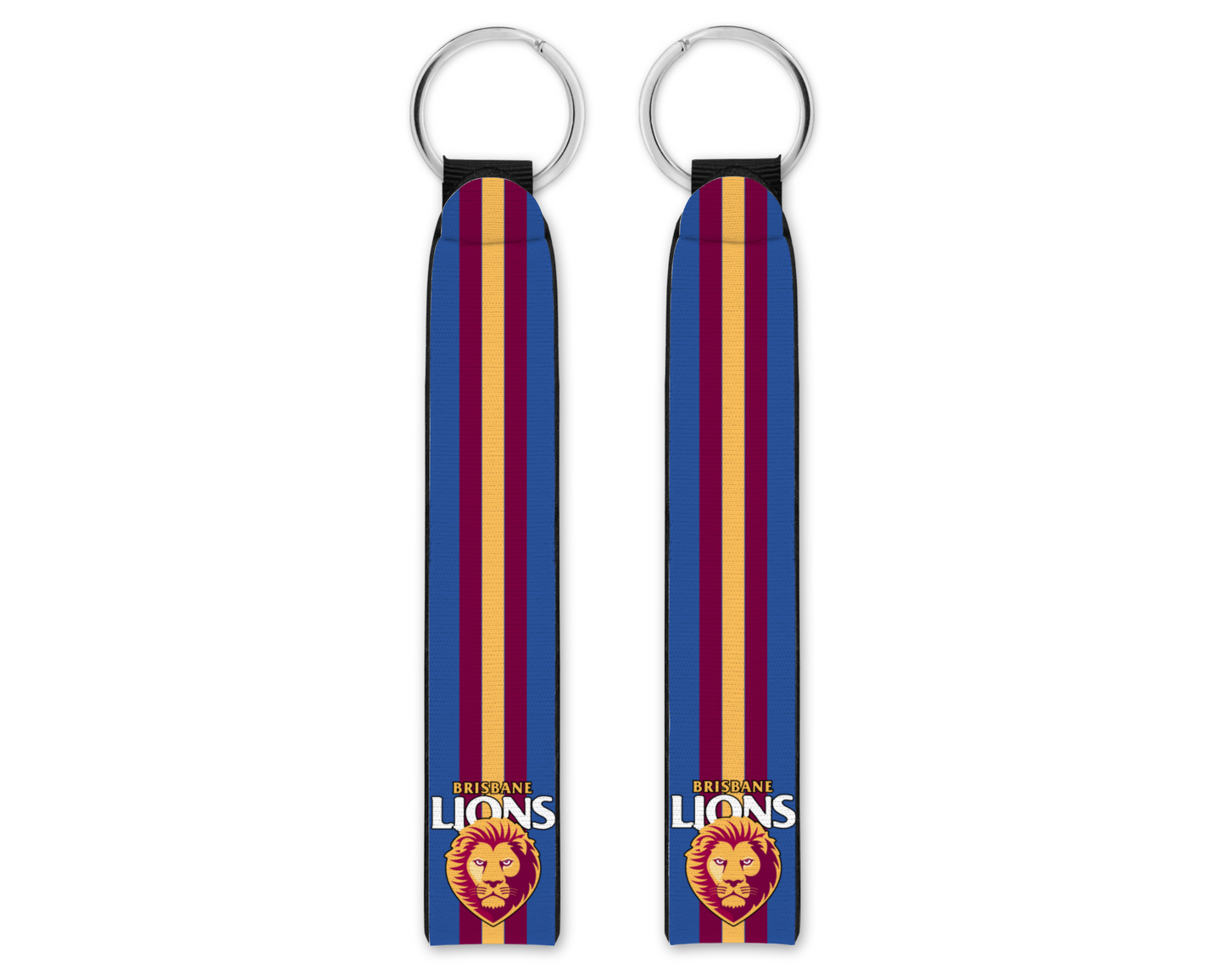 Brisbane Lions Wristband Keychain (103)