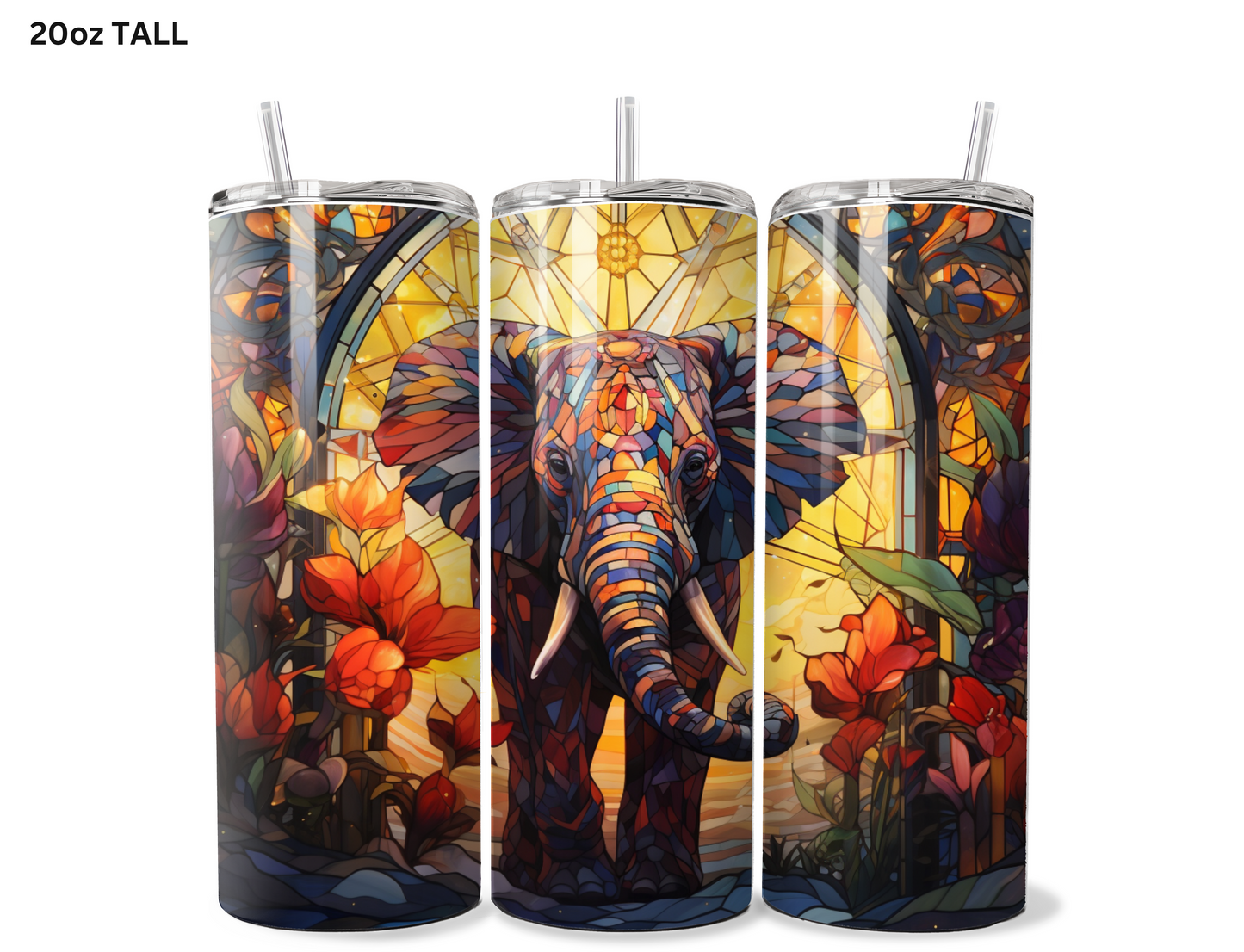 African Elephant Tumbler
