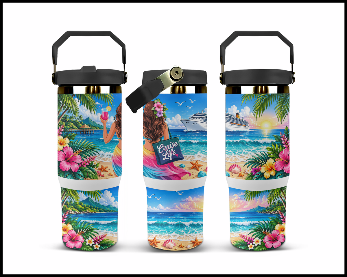 Cruise Life Stainless Steel Big Guzzler Tumbler (2112)