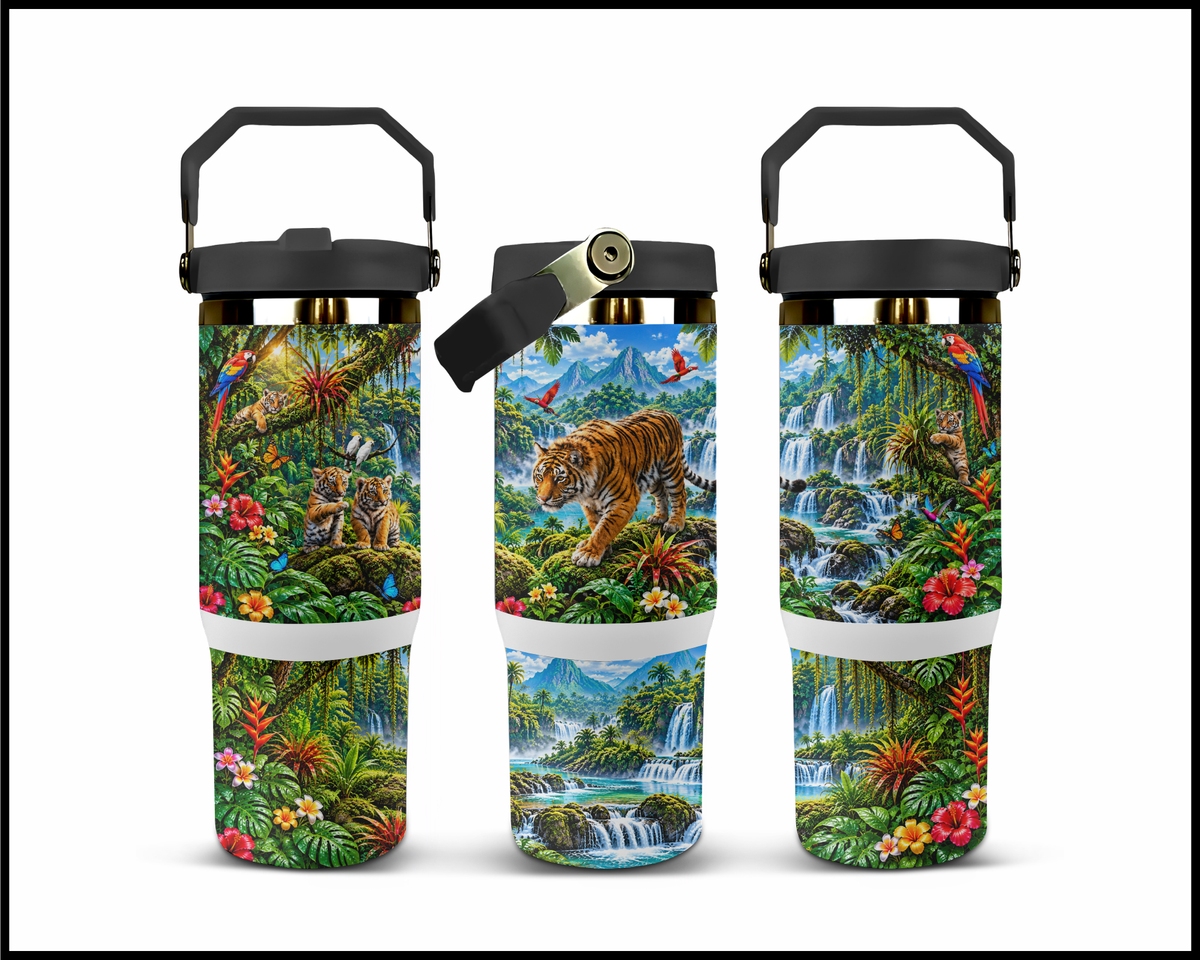 Jungle Radiance Stainless Steel Big Guzzler Tumbler (2168)