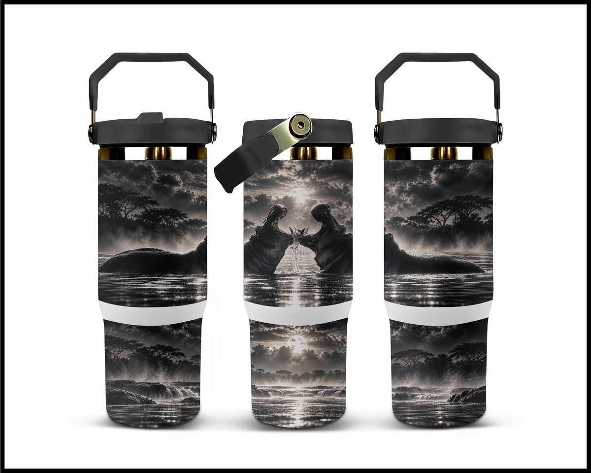 Waterhole Whispers Stainless Steel Big Guzzler Tumbler (2173)