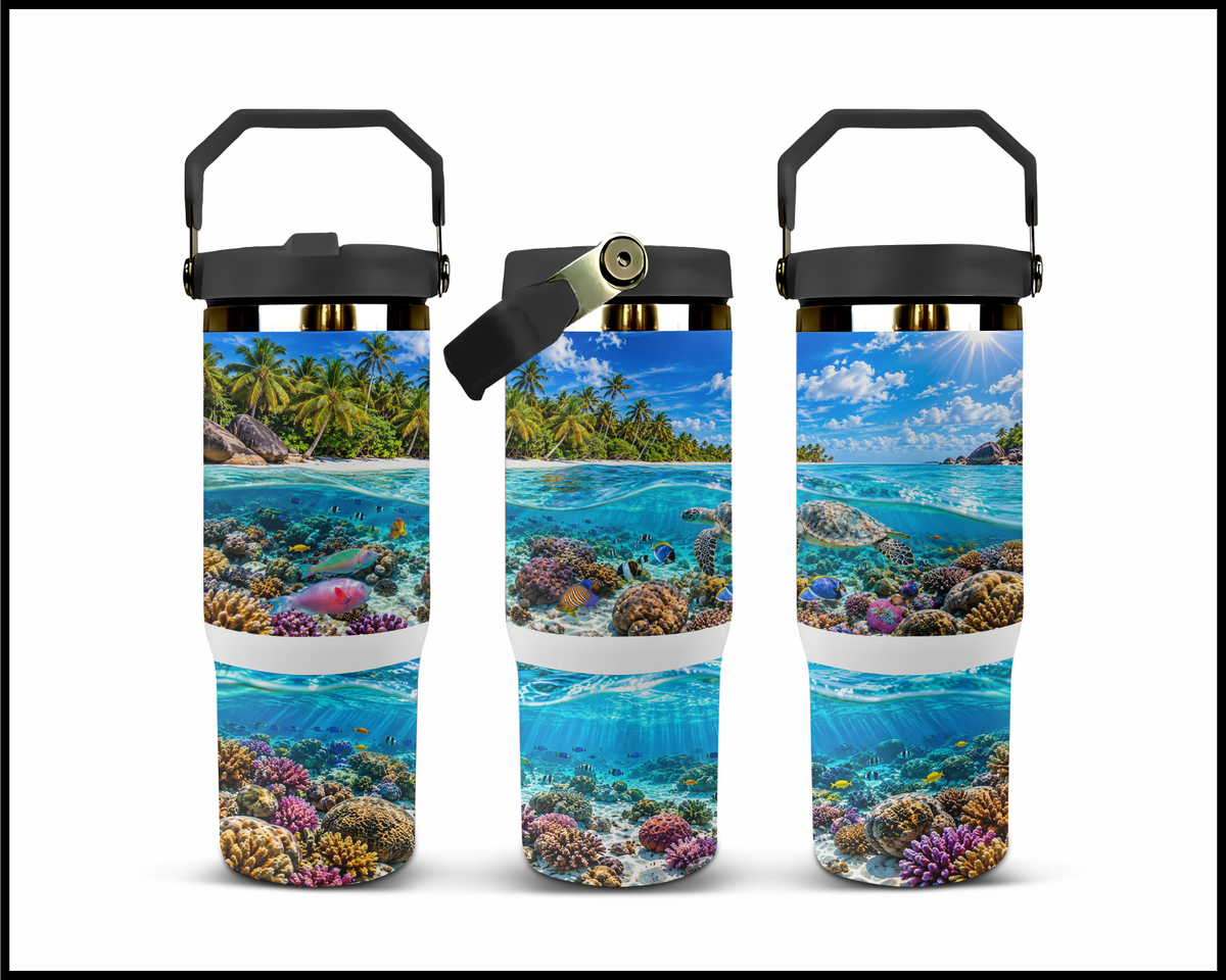 Aloha Sunbeam Sanctuary Stainless Steel Big Guzzler Tumbler (2178)