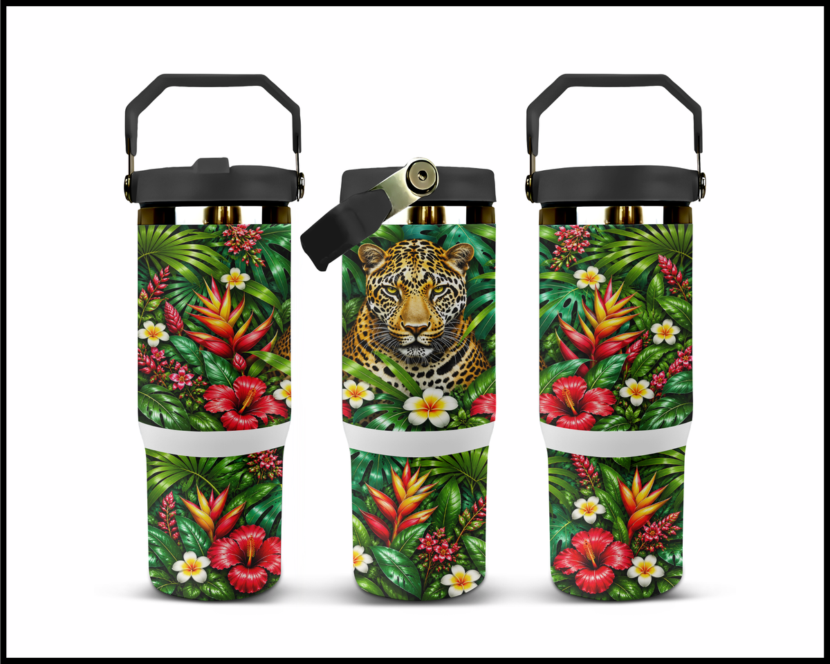 Spotted In The Blooms Stainless Steel Big Guzzler Tumbler (2192)
