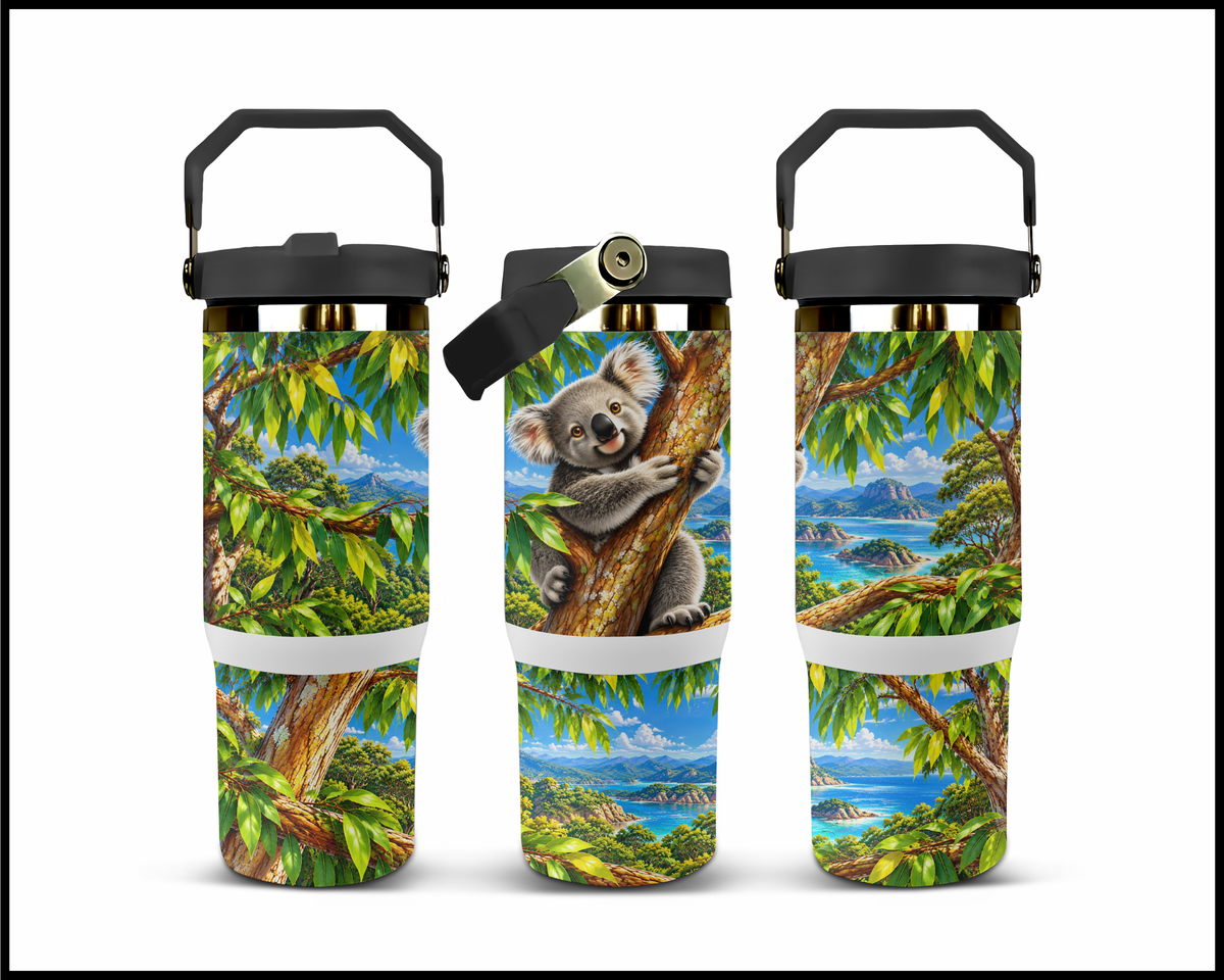Sweet Australian Skies Stainless Steel Big Guzzler Tumbler (2195)