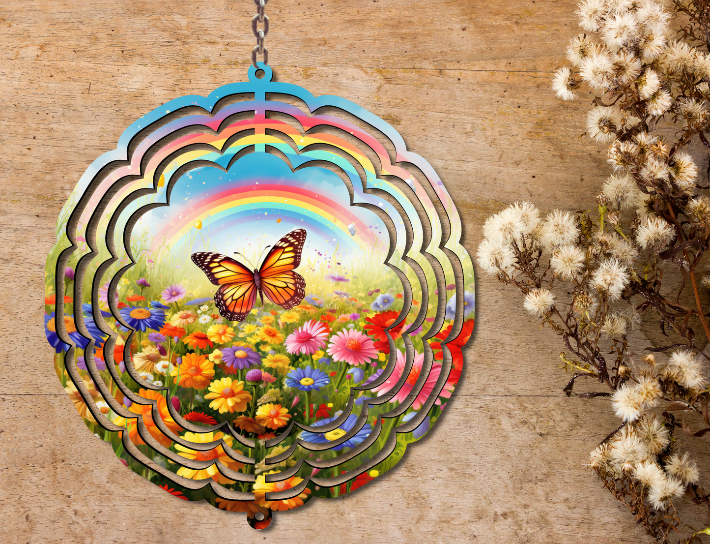 Floral Wind Spinner (171)
