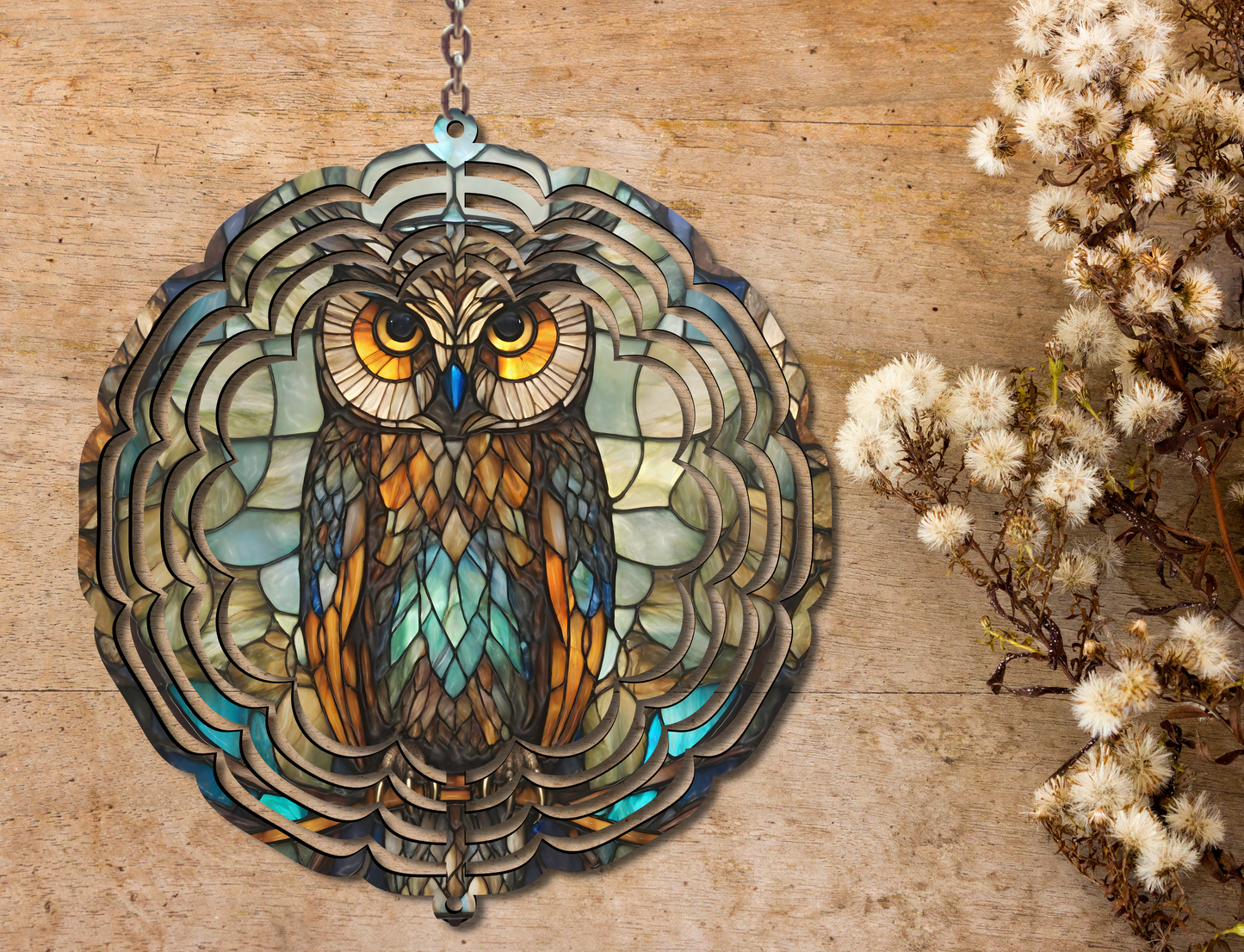 Owl Wind Spinner (147)