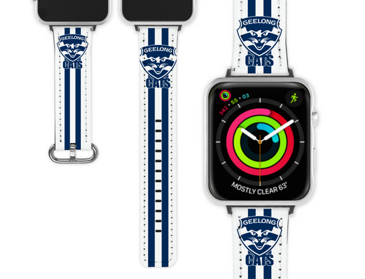 Geelong Cats Apple Watch Band (075)