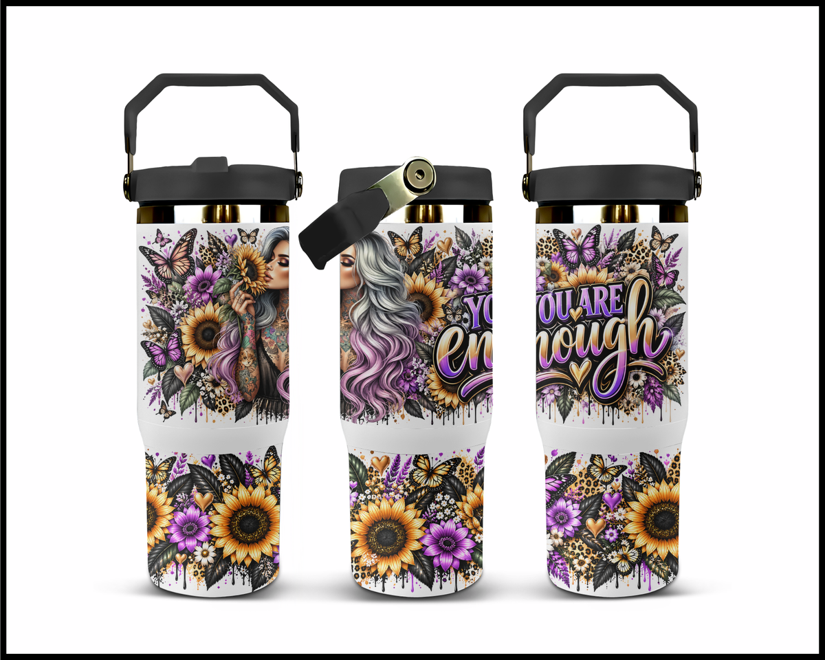 You Are Enough Stainless Steel Big Guzzler Tumbler (2239)