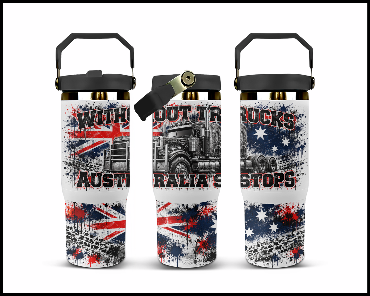 Without Trucks Australia Stops Stainless Steel Big Guzzler Tumbler (2251)