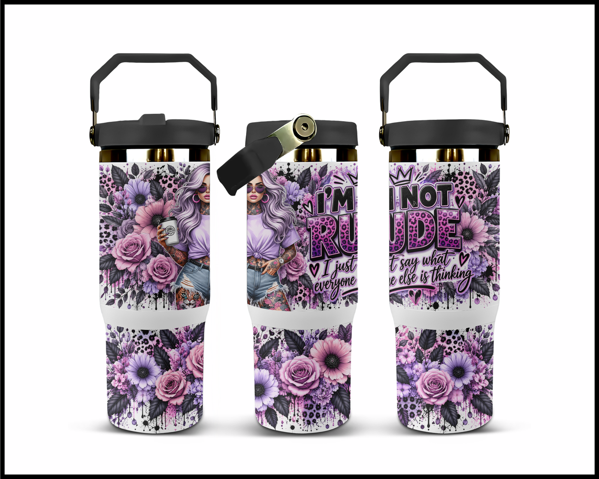 I Just Say What Everyone Else Is Thinking Stainless Steel Big Guzzler Tumbler (2293)