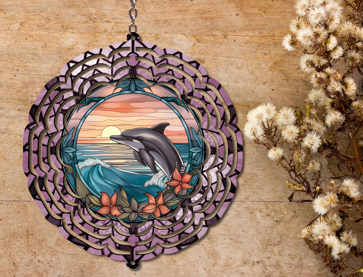 Dolphin Wind Spinner (074)