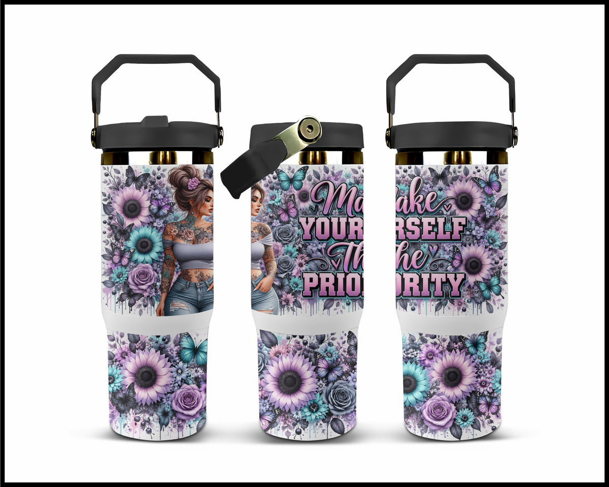 Make Yourself The Priority Stainless Steel Big Guzzler Tumbler (2318)