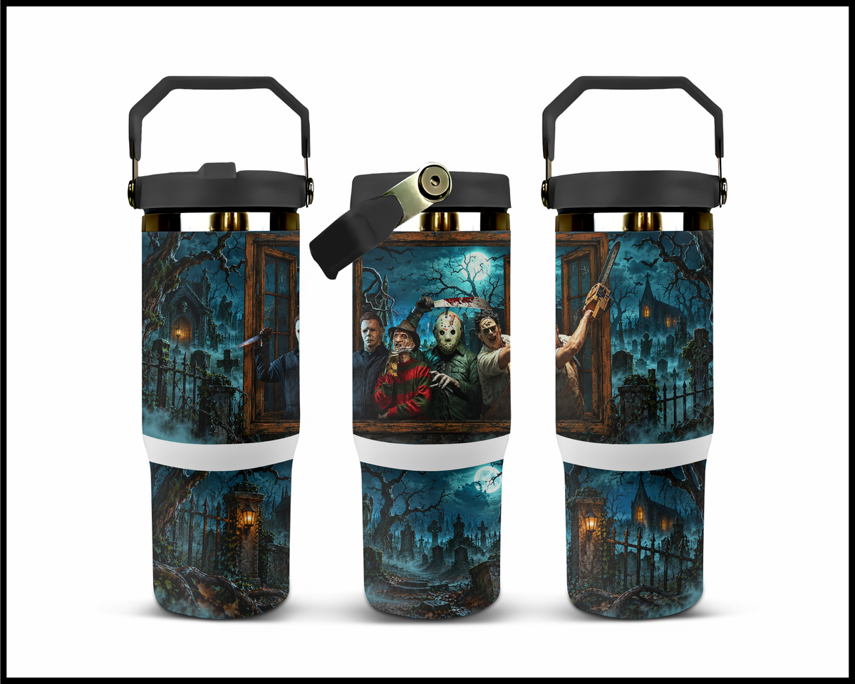 Graveyard Window Watchers Stainless Steel Big Guzzler Tumbler (2357)