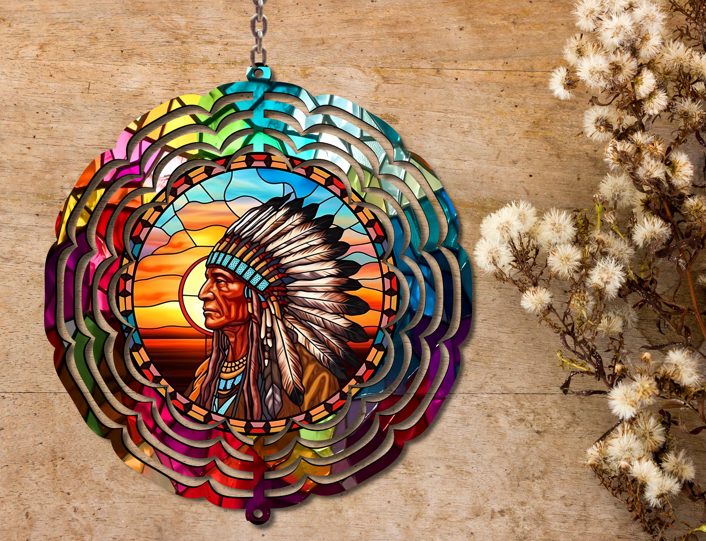Indian Wind Spinner (327)