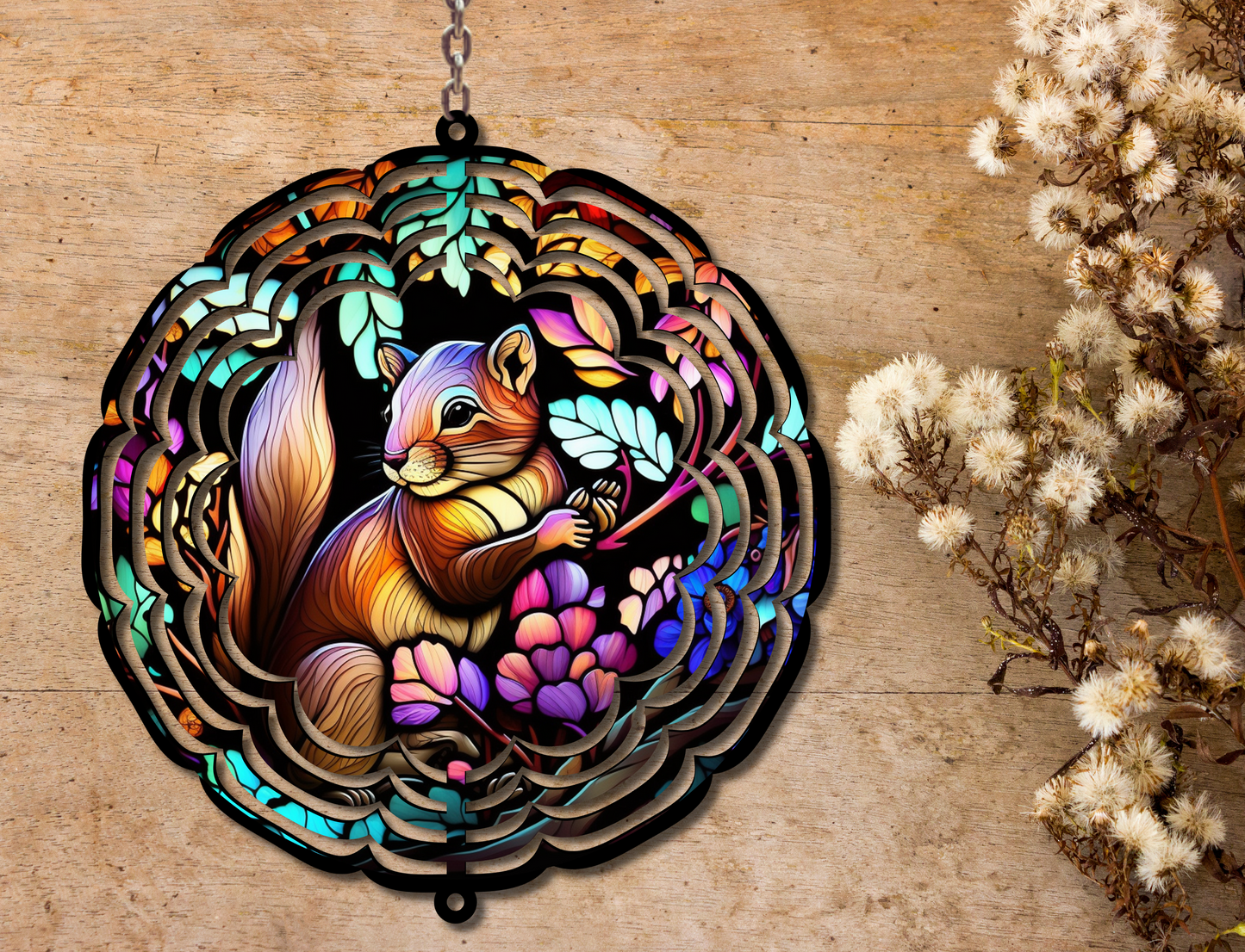 Chipmunk Wind Spinner (123)