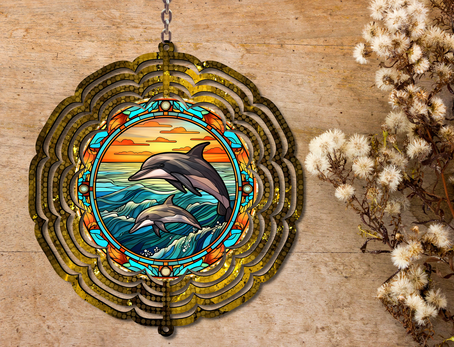 Dolphin Wind Spinner (075)