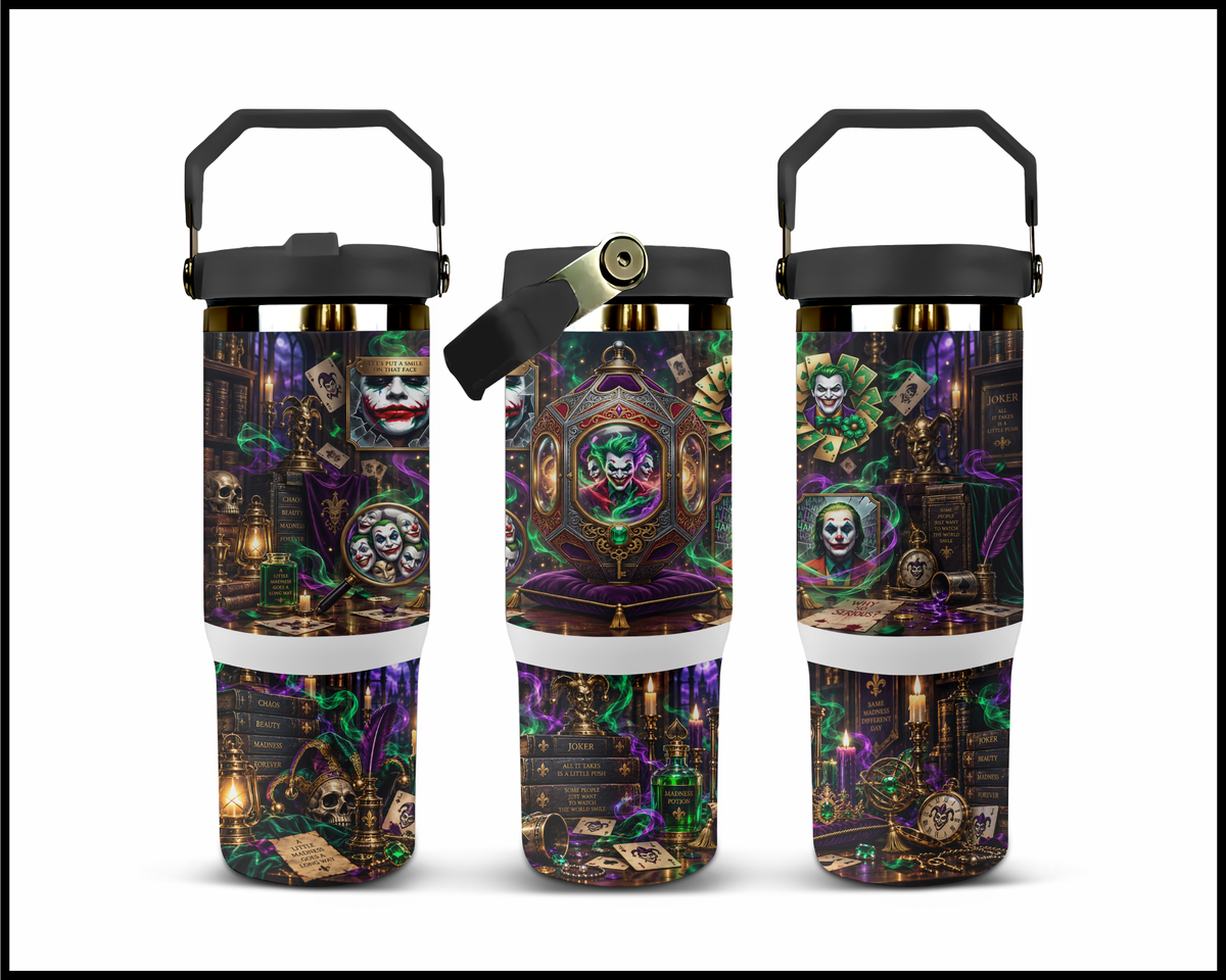 Royal Flush of Anarchy Stainless Steel Big Guzzler Tumbler (2407)