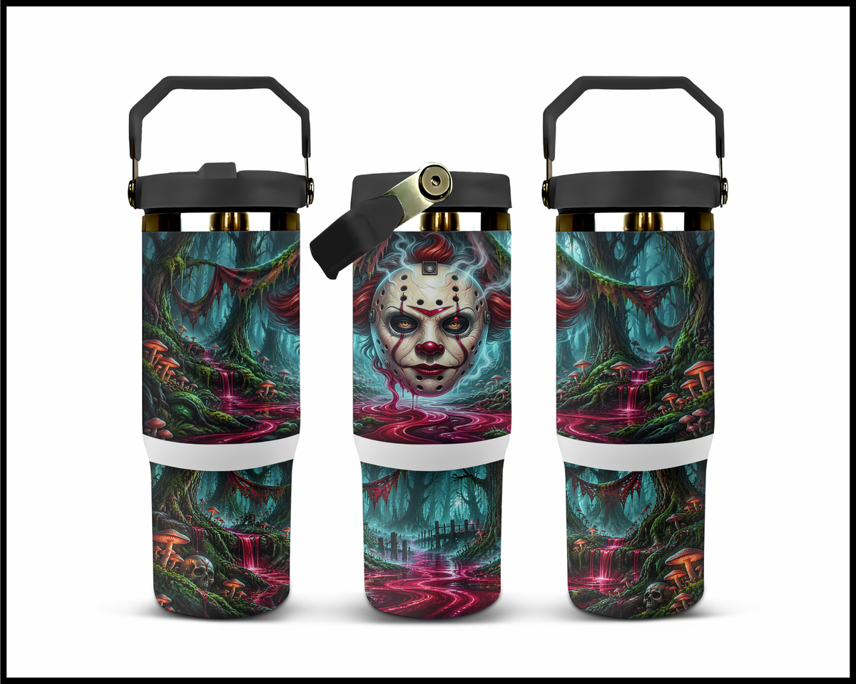 Deranged Camper Social Stainless Steel Big Guzzler Tumbler (2408)
