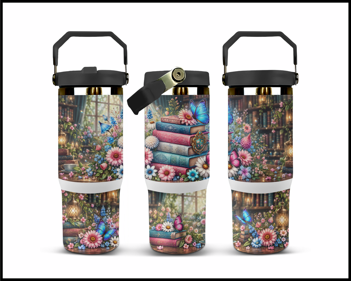 Bookmarks Are For Quitters Social Stainless Steel Big Guzzler Tumbler (2421)