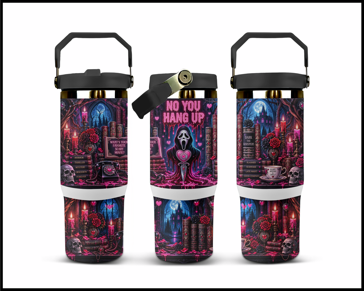Dark Whispers & Midnight Reading Hotline Stainless Steel Big Guzzler Tumbler (2427)