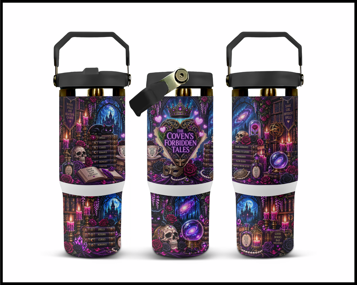Coven's Forbidden Tales Social Club Stainless Steel Big Guzzler Tumbler (2428)