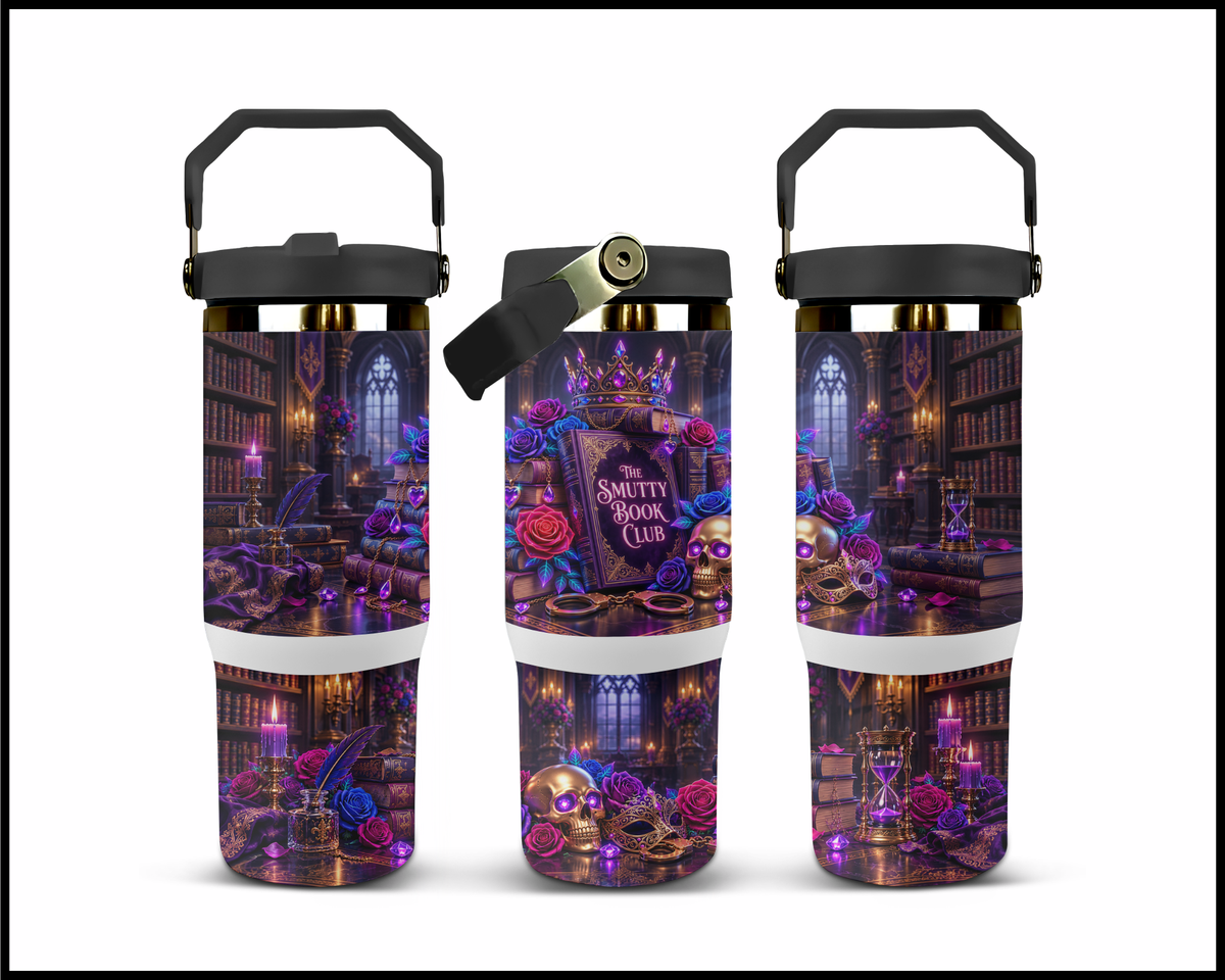 Handcuffs & Hardbacks Stainless Steel Big Guzzler Tumbler (2441)
