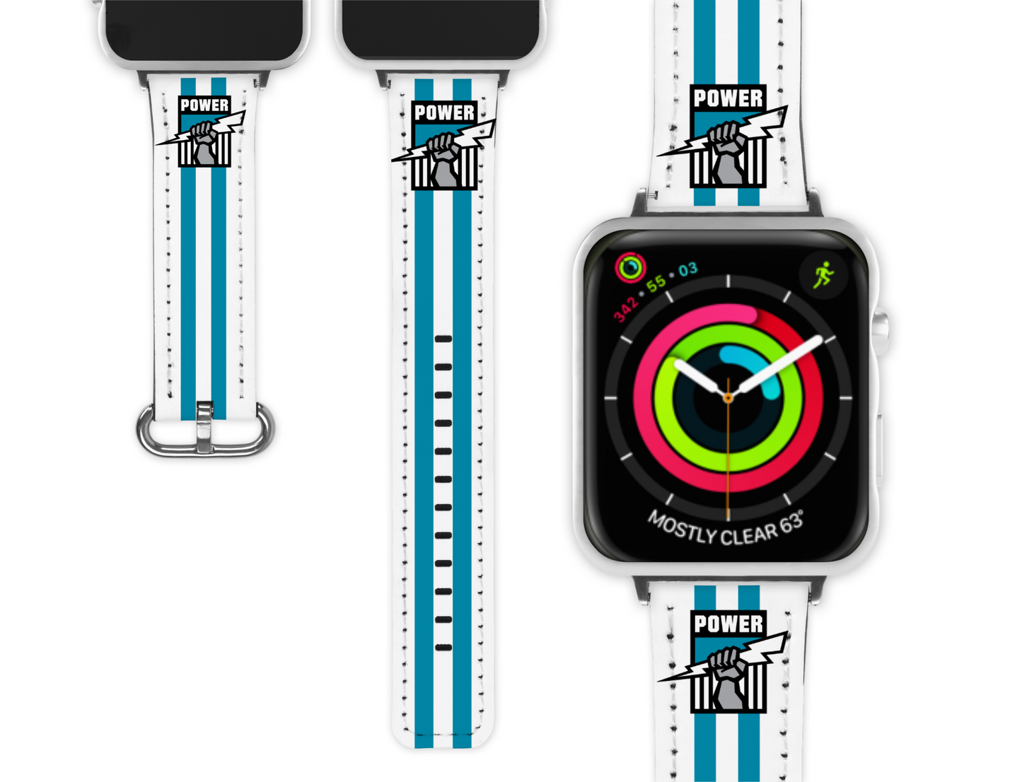 Port Adelaide Power Apple Watch Band (026)