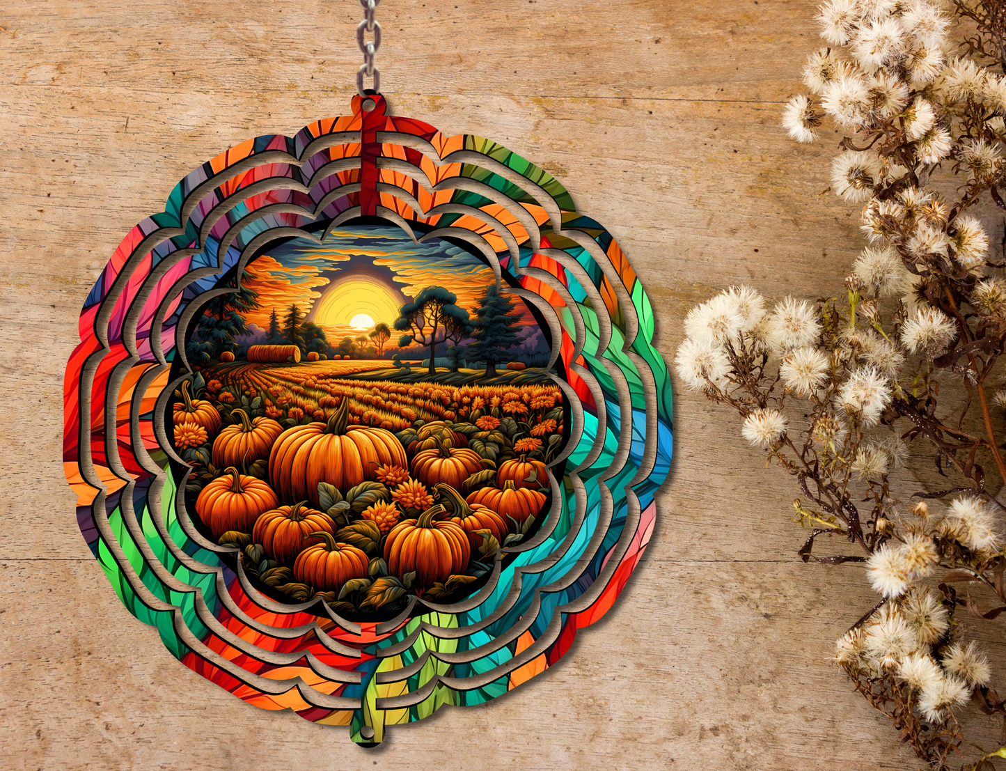 Country Theme Wind Spinner (329)