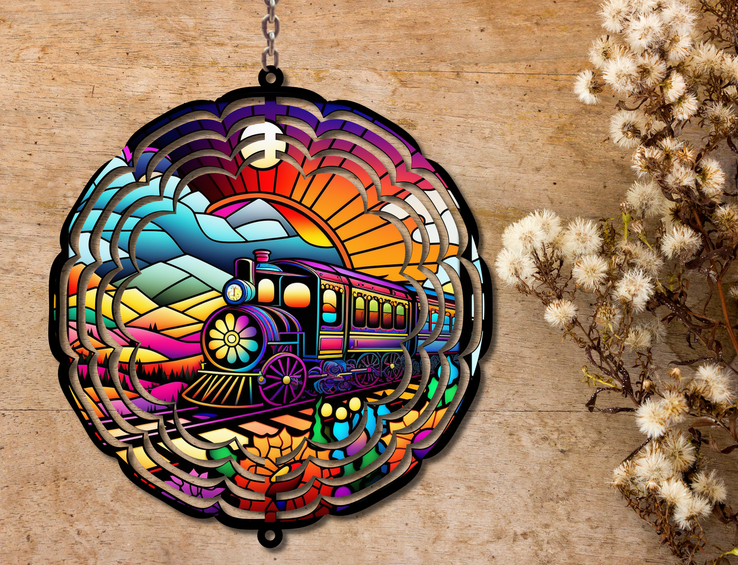 Train Wind Spinner (125)