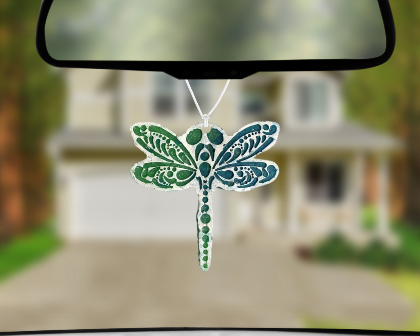 Dragonfly Blinged Car Freshie