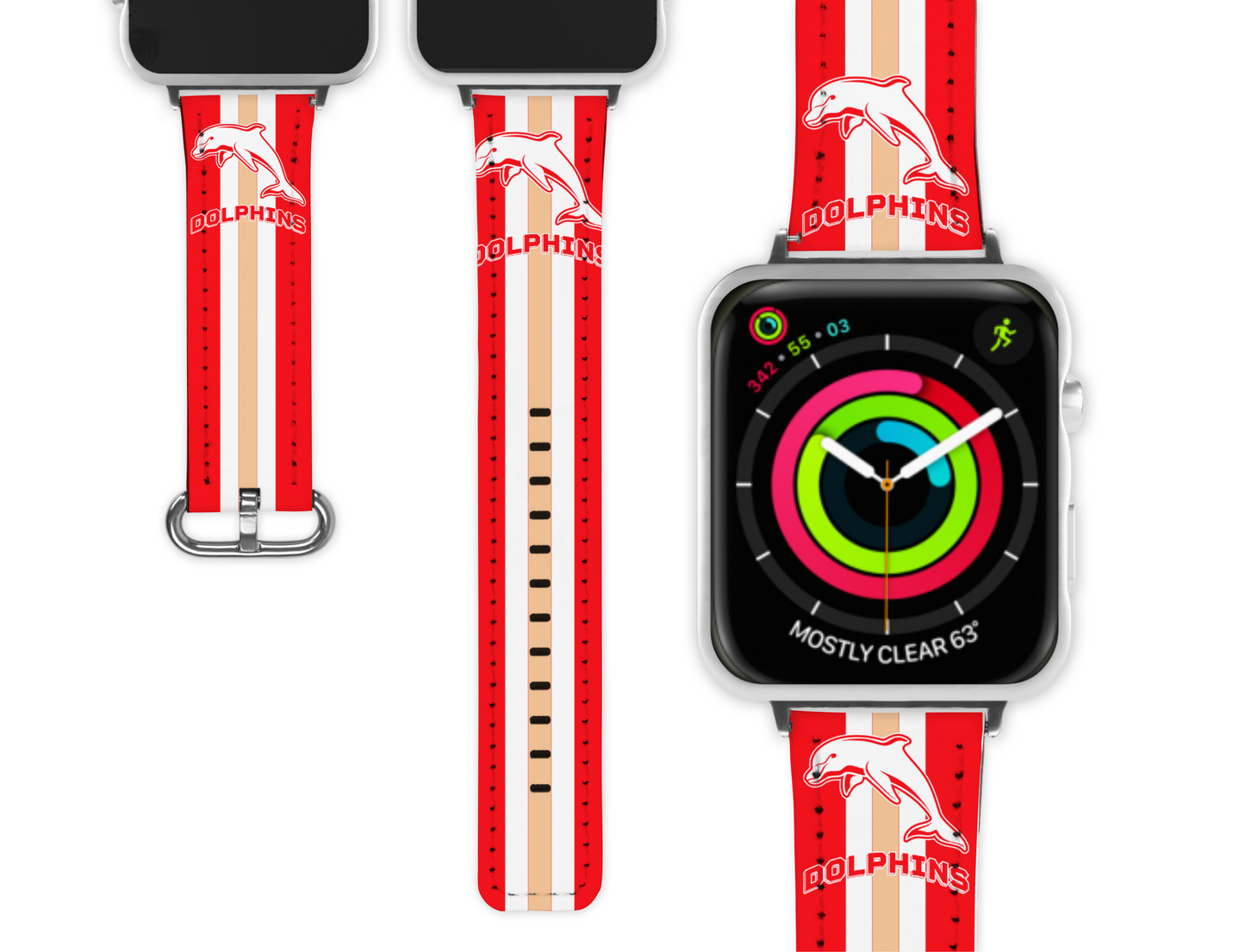 Dolphins Apple Watch Band (080)