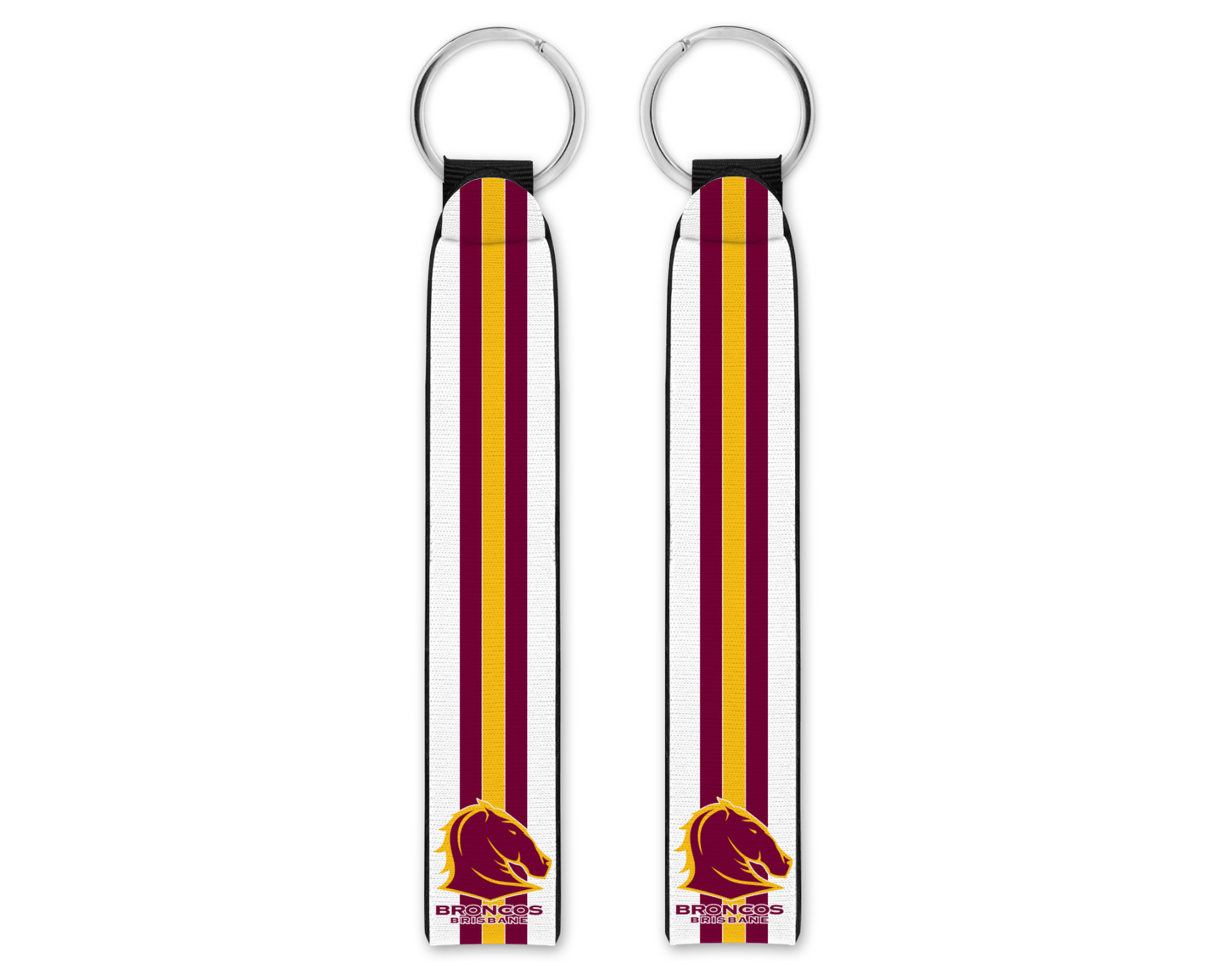 Brisbane Broncos Wristband Keychain (110)
