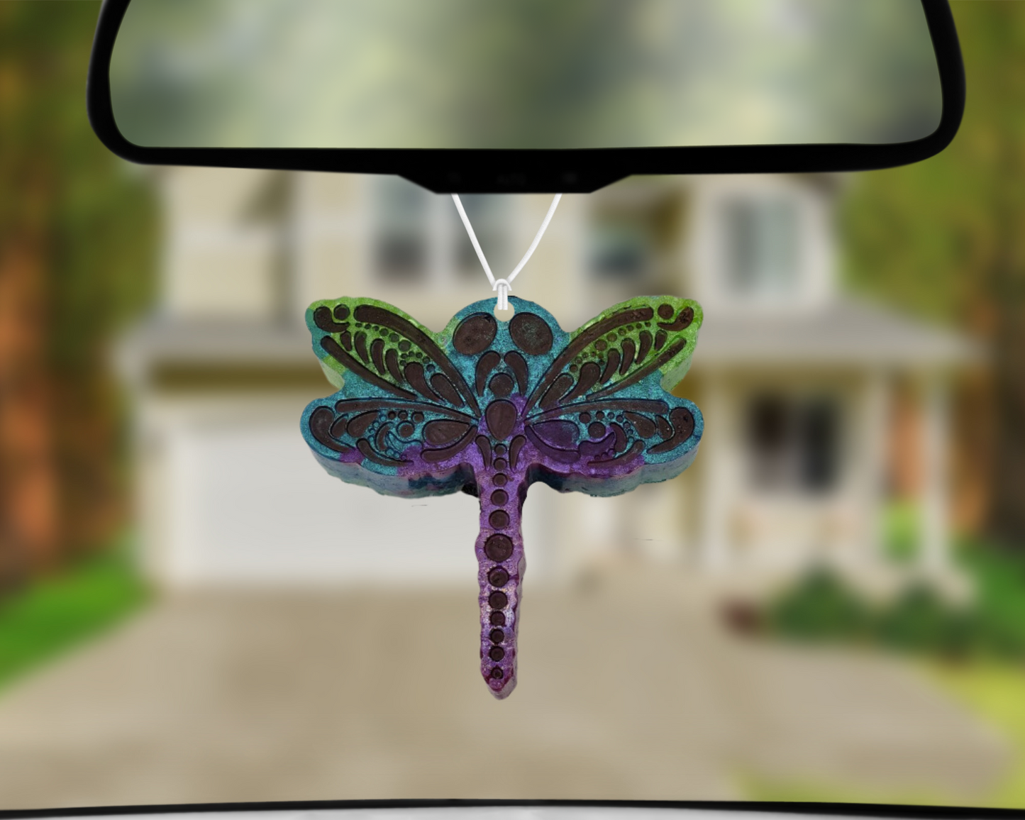 Dragonfly Blinged Car Freshie