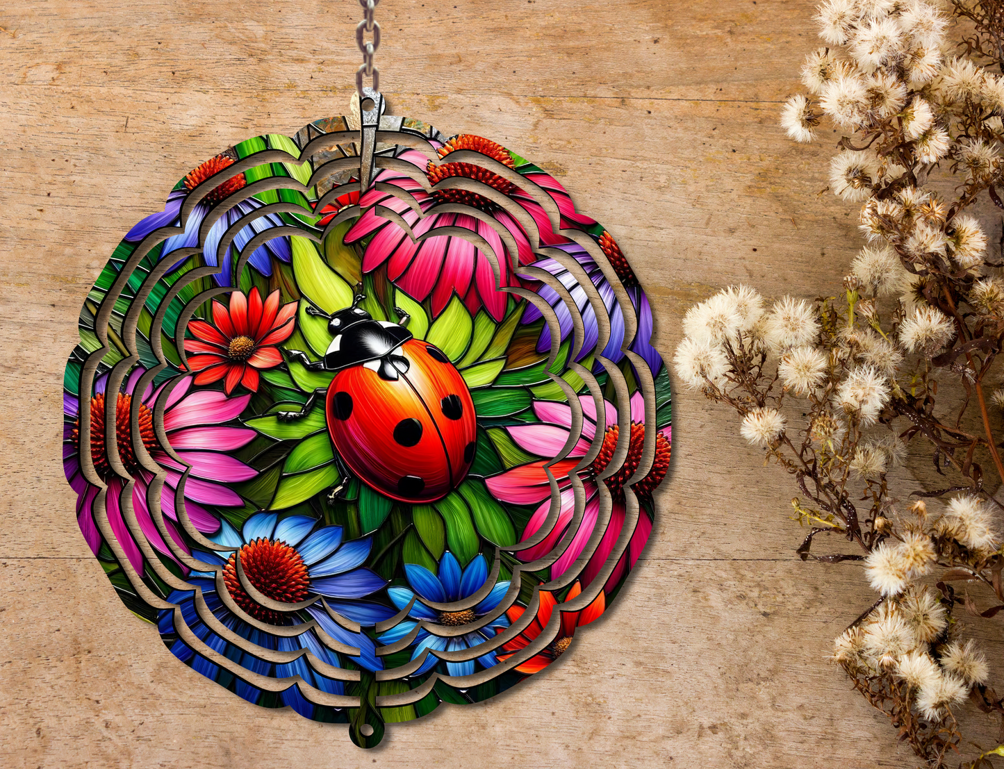 Lady Beetle Wind Spinner (357)