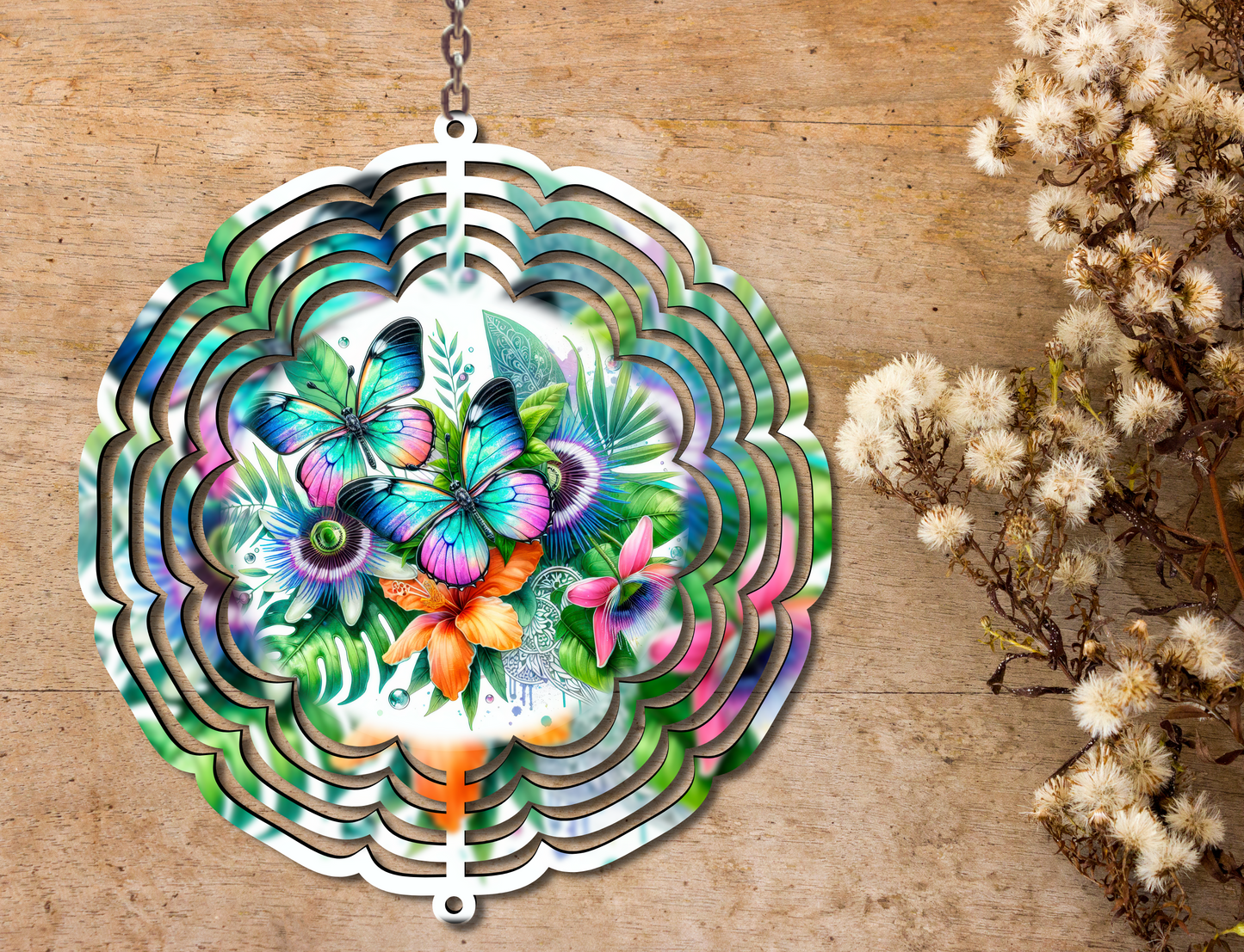 Butterflies Wind Spinner (358)